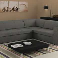 Az L alakú kanapé esztétikus és praktikus döntés, egyben!
